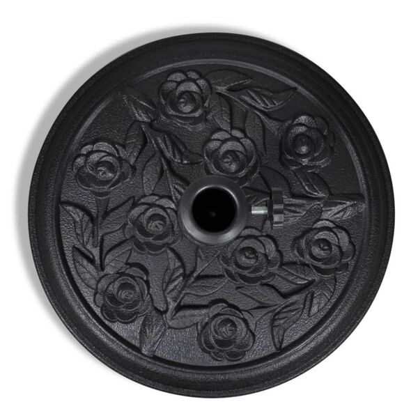 vidaXL Socle de parasol rond Résine