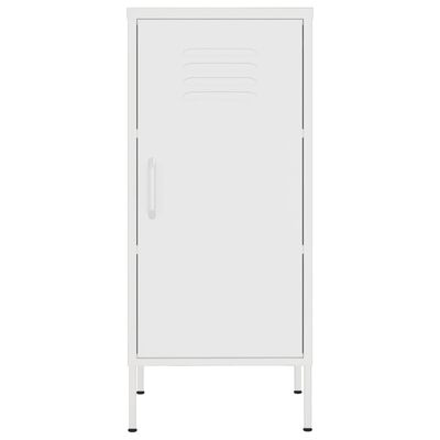 vidaXL Armoire de rangement Blanc 42,5x35x101,5 cm Acier