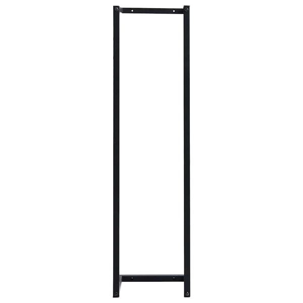 vidaXL Porte-serviette Noir 25x20x95 cm Fer