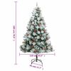 vidaXL Sapin de No&euml;l artificiel articul&eacute; 300 LED et boules 180 cm
