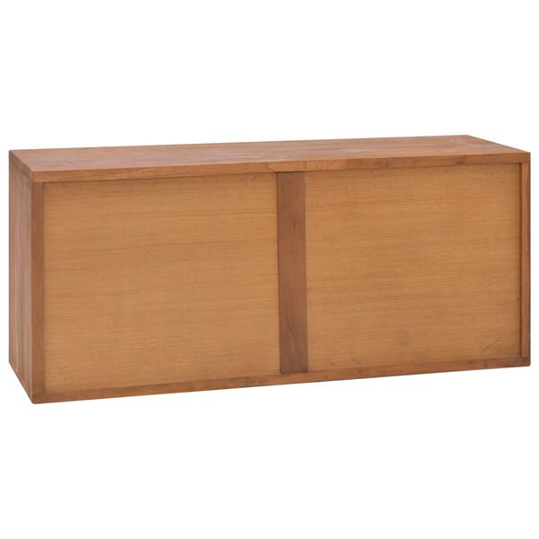 vidaXL Meuble TV 90x30x40 cm Bois de teck massif