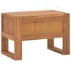 vidaXL Table de chevet 50x30x35 cm Bois de teck solide