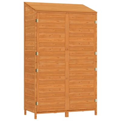 vidaXL Remise de jardin Marron 102x52x174,5 cm Bois de sapin solide