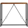 vidaXL Table de bar Bois de récupération massif 120x60x106 cm