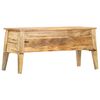 vidaXL Boîte de rangement 99x35x48 cm Bois de manguier solide