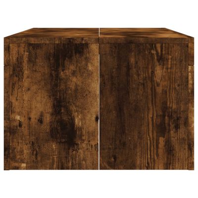 vidaXL Table basse chêne fumé 102x50x36 cm bois d'ingénierie