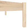vidaXL Cadre de lit sans matelas 137x190 cm bois massif de pin