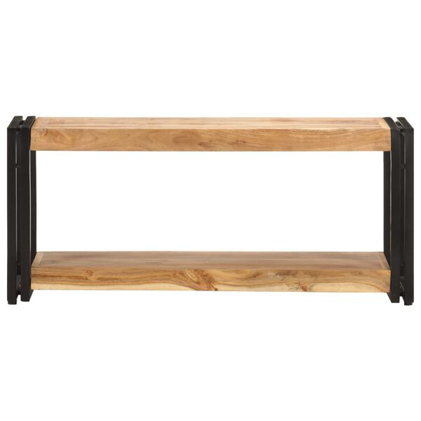 vidaXL Meuble TV 90x30x40 cm Bois d'acacia solide