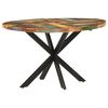 vidaXL Table à manger 140x80x75 cm Bois de récupération massif