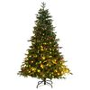 vidaXL Sapin de No&euml;l artificiel articul&eacute; avec 300 LED 180 cm