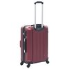 vidaXL Valise rigide 3 pcs Rouge bordeaux ABS