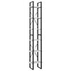 vidaXL Biblioth&egrave;que &agrave; 6 niveaux blanc 40x30x210 cm bois ing&eacute;nierie