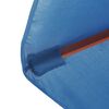 vidaXL Parasol d'ext&eacute;rieur avec m&acirc;t en bois 350 cm Bleu