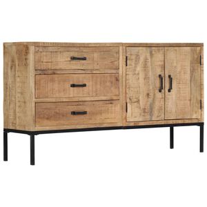 vidaXL Buffet 140x35x75 cm Bois de manguier massif