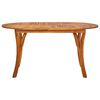 vidaXL Table de jardin 150x90x75 cm Bois d'acacia solide