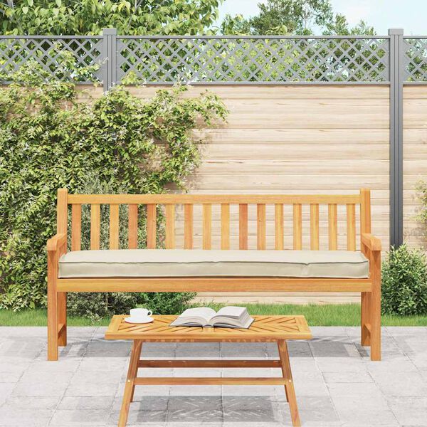 vidaXL Coussin de palette Cr&egrave;me 180 x 40 x 8 cm Tissu Oxford