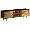 vidaXL Meuble TV Bois de manguier massif 140 x 30 x 45 cm