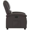 vidaXL Fauteuil inclinable électrique marron cuir véritable