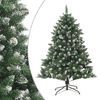 vidaXL Sapin de No&euml;l artificiel avec support 120 cm PVC