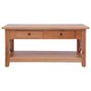 vidaXL Table basse 100x55x46 cm bois d'acajou massif