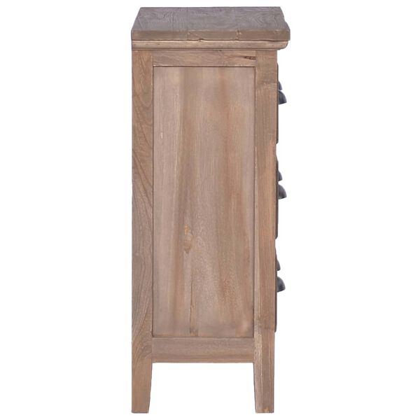 vidaXL Buffet avec 3 tiroirs 60x30x75 cm Bois de teck massif