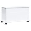 vidaXL Coffre de rangement et roulettes ALTA blanc 73x39,5x43 cm