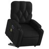 vidaXL Fauteuil inclinable de massage électrique noir similicuir