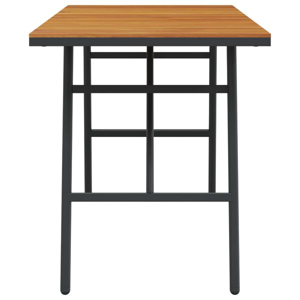 vidaXL Table de salle &agrave; manger / Table de repas Marron