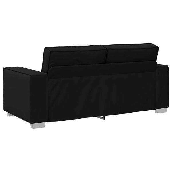 vidaXL Canap&eacute; Noir 180 x 80 x 84 cm tissu