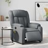 vidaXL Fauteuil inclinable de massage &eacute;lectrique gris similicuir
