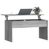 vidaXL Table basse Sonoma gris 102x50,5x52,5 cm Bois d'ing&eacute;nierie