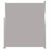 vidaXL Auvent latéral rétractable de patio 120x500 cm Gris