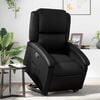 vidaXL Fauteuil inclinable noir similicuir