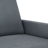 vidaXL Canap&eacute; &agrave; 3 places Gris fonc&eacute; 180 cm Velours