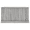 vidaXL Bo&icirc;te de rangement sonoma gris 70x40x38 cm bois d'ing&eacute;nierie