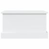 vidaXL Coffre de rangement Blanc 50x30x28 cm Bois d'ingénierie