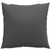 vidaXL Coussins de canap&eacute; lot de 4 anthracite 50x50 cm tissu