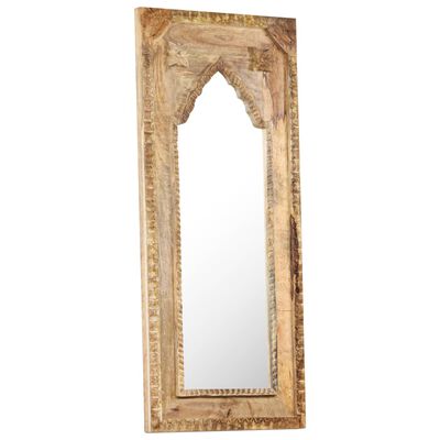 vidaXL Miroir 50x3x110 cm Bois de manguier massif