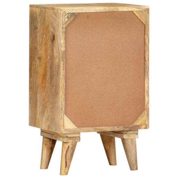 vidaXL Table de chevet 36 x 30 x 60 cm Bois de manguier massif