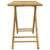 vidaXL Table de jardin pliable 110x55x75 cm bambou