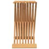 vidaXL Tabouret pliant 40x32,5x70 cm Bois massif de teck