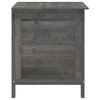 vidaXL Boîte de rangement de jardin anthracite bois massif de sapin