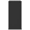 vidaXL Boîte à coussins de jardin Résine tressée 100x49x103,5 cm Noir