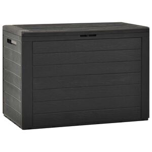 vidaXL Bo&icirc;te de rangement de jardin Anthracite 78x44x55 cm
