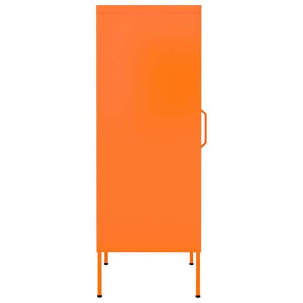 vidaXL Armoire de rangement Orange 42,5x35x101,5 cm Acier