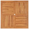 vidaXL Table de jardin 120x120x75 cm Bois de teck solide