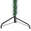 vidaXL Demi sapin de No&euml;l artificiel mince avec support Vert 240 cm