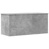 vidaXL Bo&icirc;te de rangement gris b&eacute;ton 100x42x46 cm bois d'ing&eacute;nierie