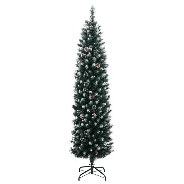 vidaXL Sapin de No&euml;l artificiel mince 300 LED 210 cm