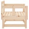 vidaXL Chaises de jardin lot de 2 bois massif de pin